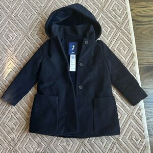 Jacadi Fur lined Pea Coat